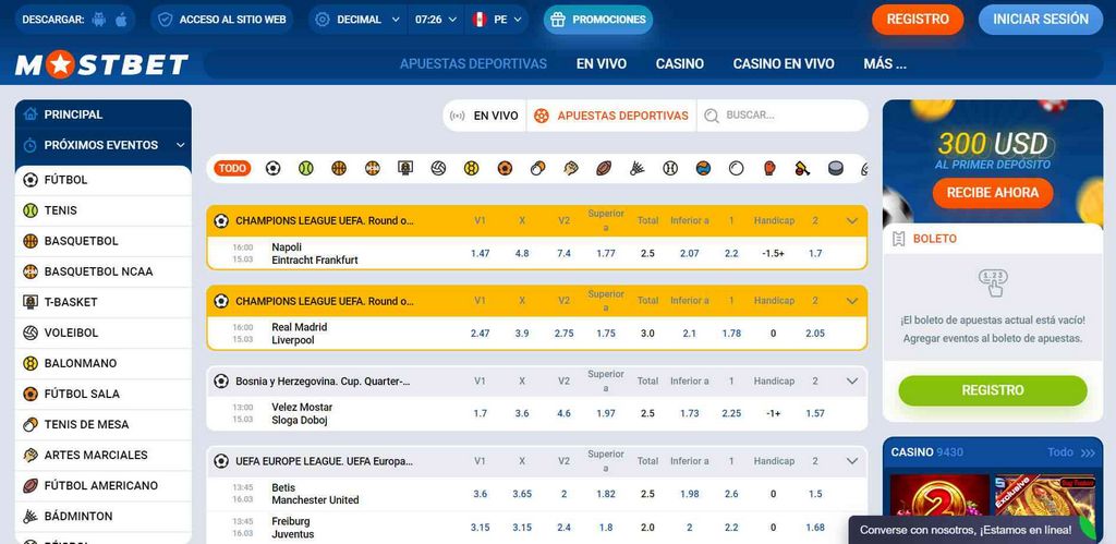 Jak provést vklad v online kasinu Mostbet